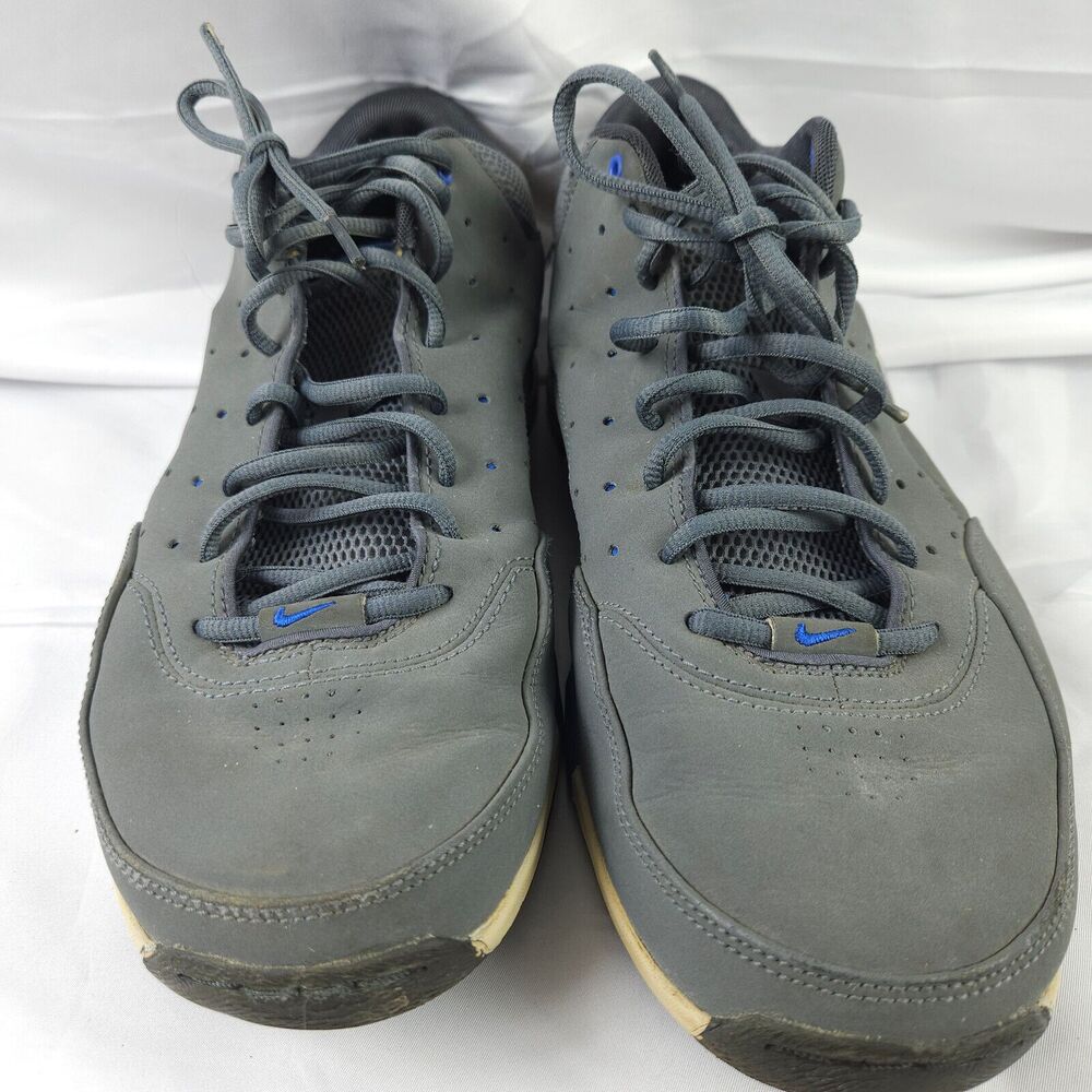 Nike Mens 11.5 Gray‎ Air ZOOM HOOP LE LOW STEVE NASH Basketball Shoes 318854-041
